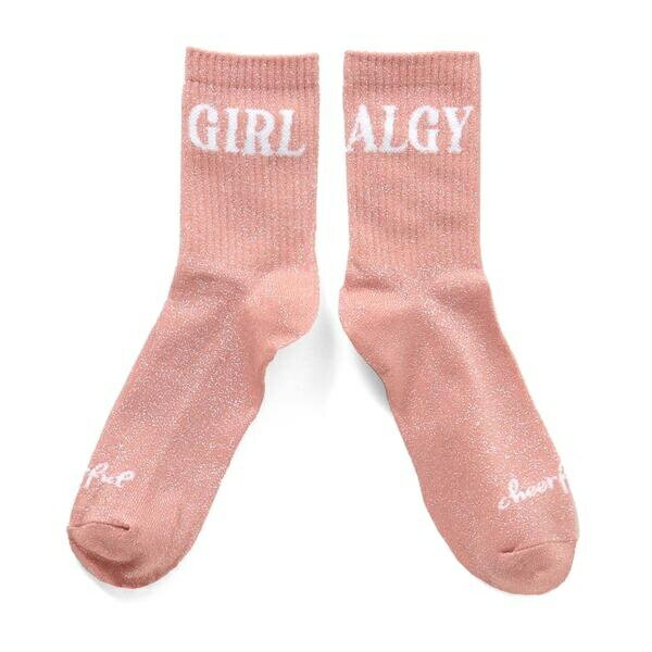 ビッグロゴラメクルーソックス／アルジー（ALGY）