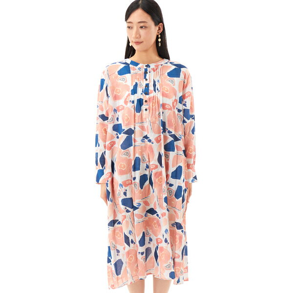 SUPER HAKKA×椎木彩子 ｢Uduki｣/｢Kisaragi｣プリントワンピース／スーパーハッカ（SUPER HAKKA）