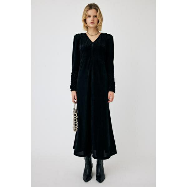 VELOR PUFF SHOULDER ドレス／マウジー（MOUSSY）