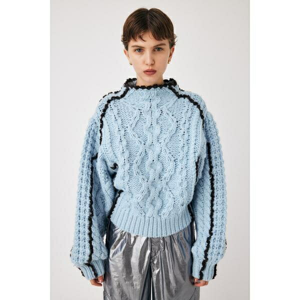 STITCH CABLE ニット／マウジー（MOUSSY）のサムネイル