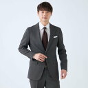 【CLASSICO TAPERED】2釦シングルスーツ ワンタック チャコールグレー ドビー 裾上済／スーツセレクト（SUIT SELECT）