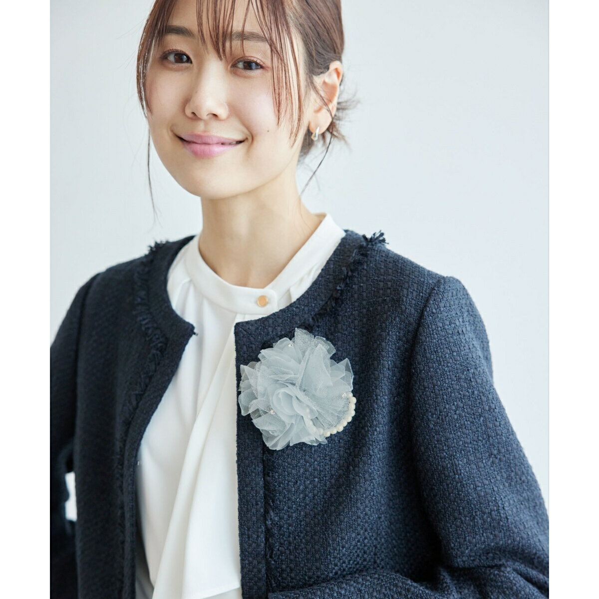 オーガンジー×チュールフラワーコサージュ／ロペピクニックパサージュ（ROPE' PICNIC PASSAGE）