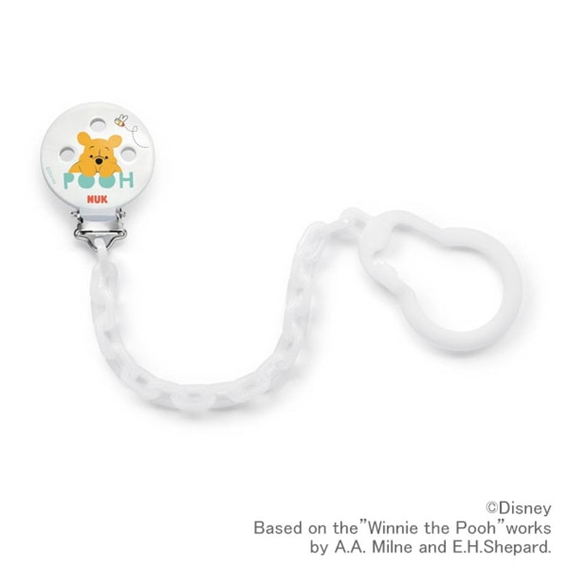 【NUK】Pacifier Holder / Winnie the Pooh / White / DADWAY