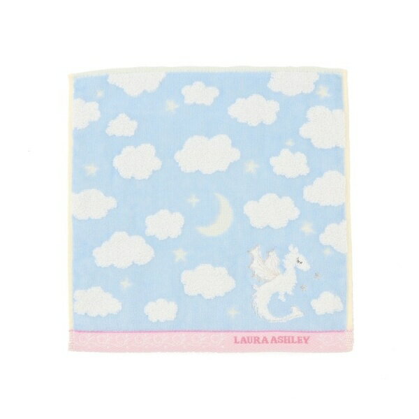 【干支シリーズ】辰柄ジャカード タオルハンカチ／ローラ アシュレイ（LAURA ASHLEY）