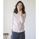 【洗える】RAYON STRETCH PLAIN クルーネック ニット/Jプレス(J.PRESS)