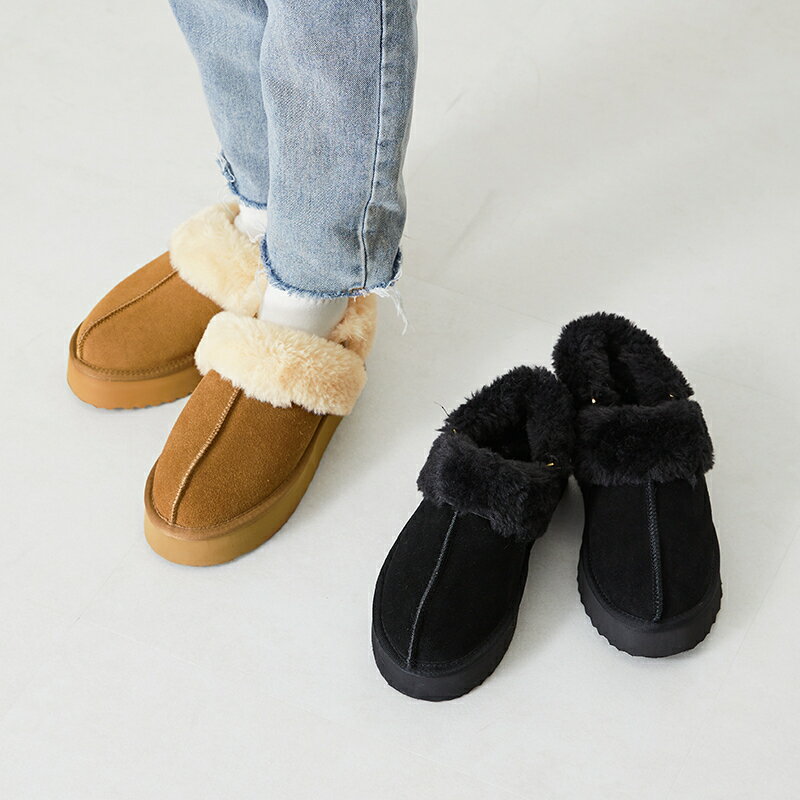 【防寒】厚底ムートンサンダル/35402／オリエンタルトラフィック（ORiental TRaffic）のサムネイル