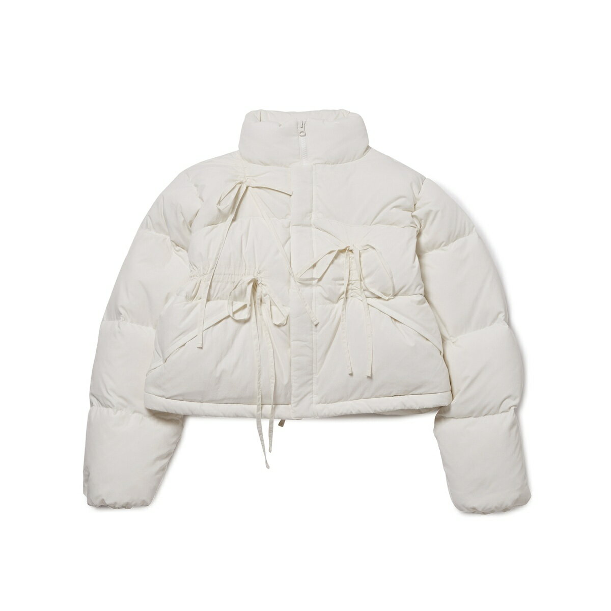 【韓国人気ブランド/sinoon】 リボンディテールダウンジャケット／ビス（VIS）のサムネイル