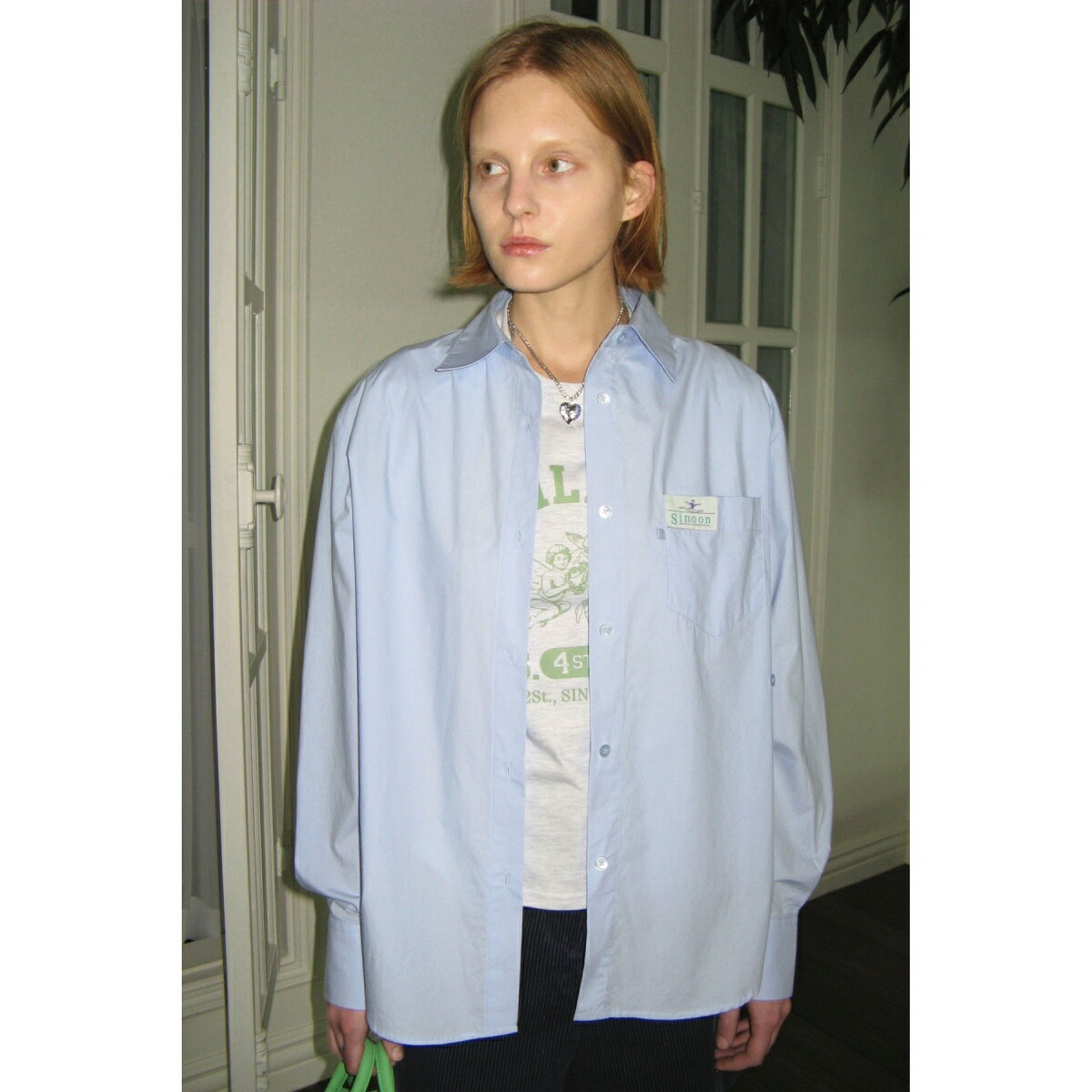 【韓国人気ブランド/sinoon】クラシックコットンシャツ／ビス（VIS）のサムネイル