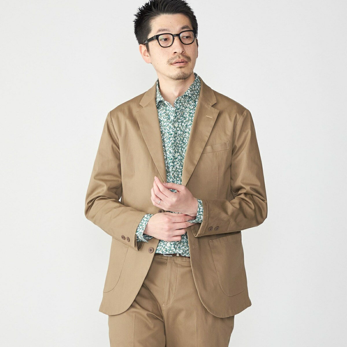 SHIPS: 〈セットアップ対応・手洗い可能〉ウォッシュド ピケ 2ボタン ジャケット／シップス（SHIPS）