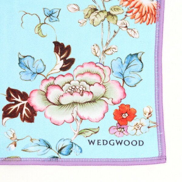 【約27×27cm】スマホ拭きハンカチ （レディース）（WEDGWOOD）／ウェッジウッド（WEDGWOOD）