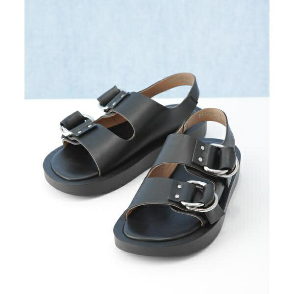 CAMINANDODOUBLE RING PLATFORM SANDALSʥΥ˥СNANO universe