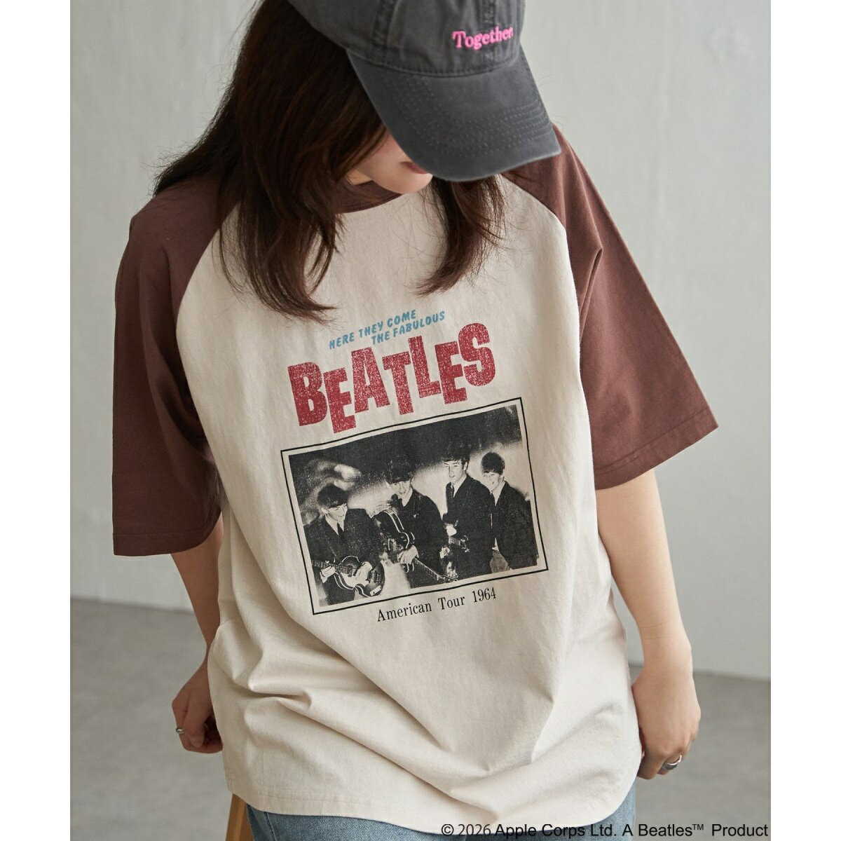 【別注】THE BEATLES ザ ビートルズ ツアーラグランTシャツ／ヴァンスエクスチェンジ（VENCE EXCHANGE）