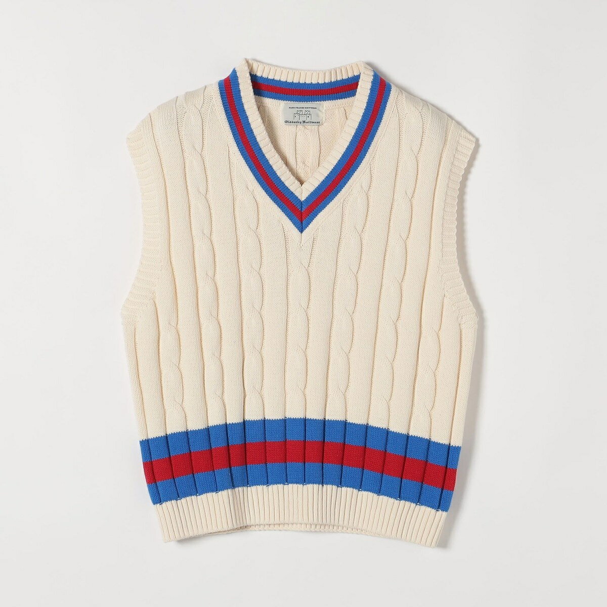 Oldderby Knitwear: コットン クリケット ニット ベスト／シップス エニィ（SHIPS any）