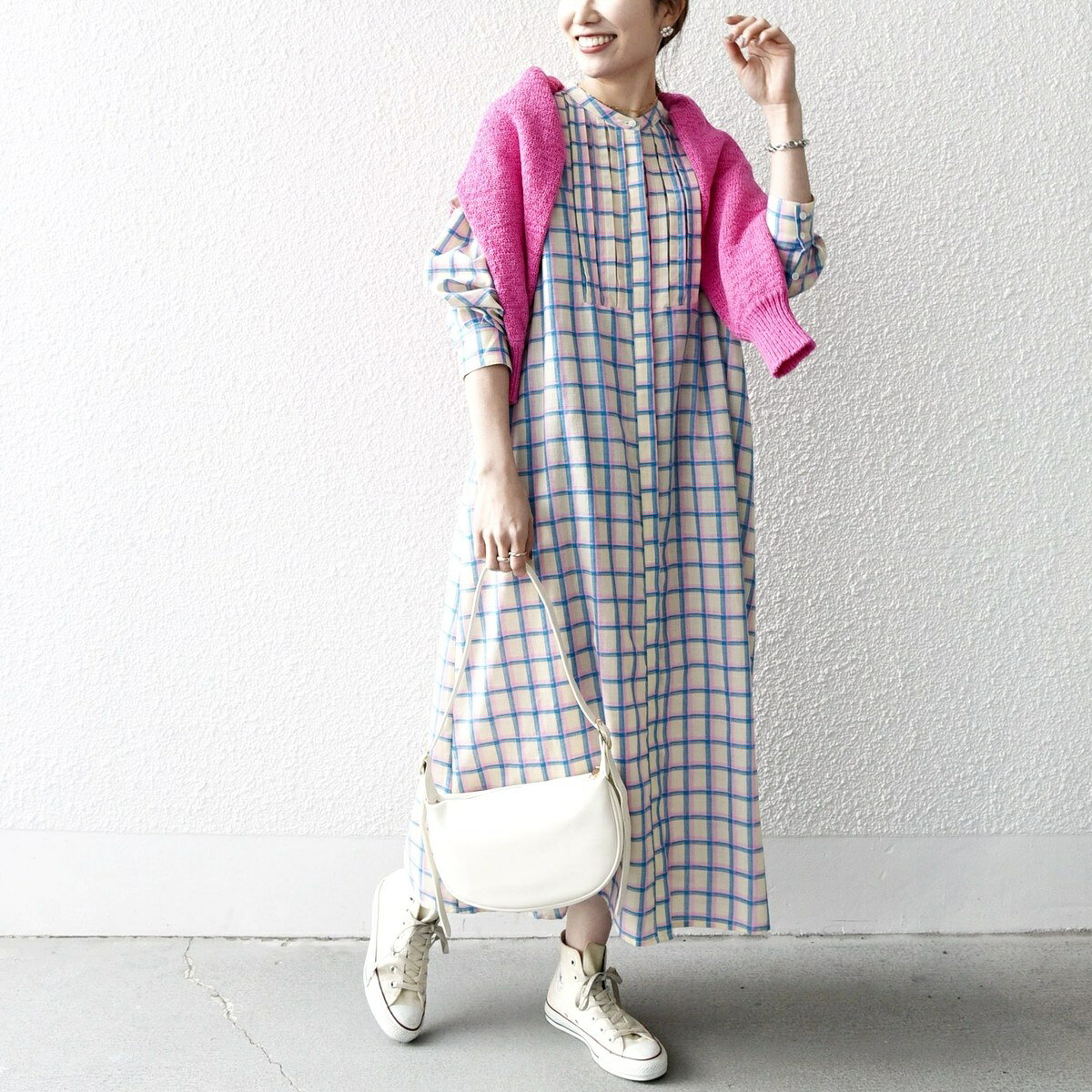 SHIPS any:〈手洗い可能〉ヨーク フリル ロング ワンピース／シップス エニィ（SHIPS any）のサムネイル