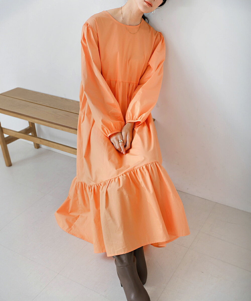 ギャザー切替ワンピース／ブージュルード（Bou Jeloud）