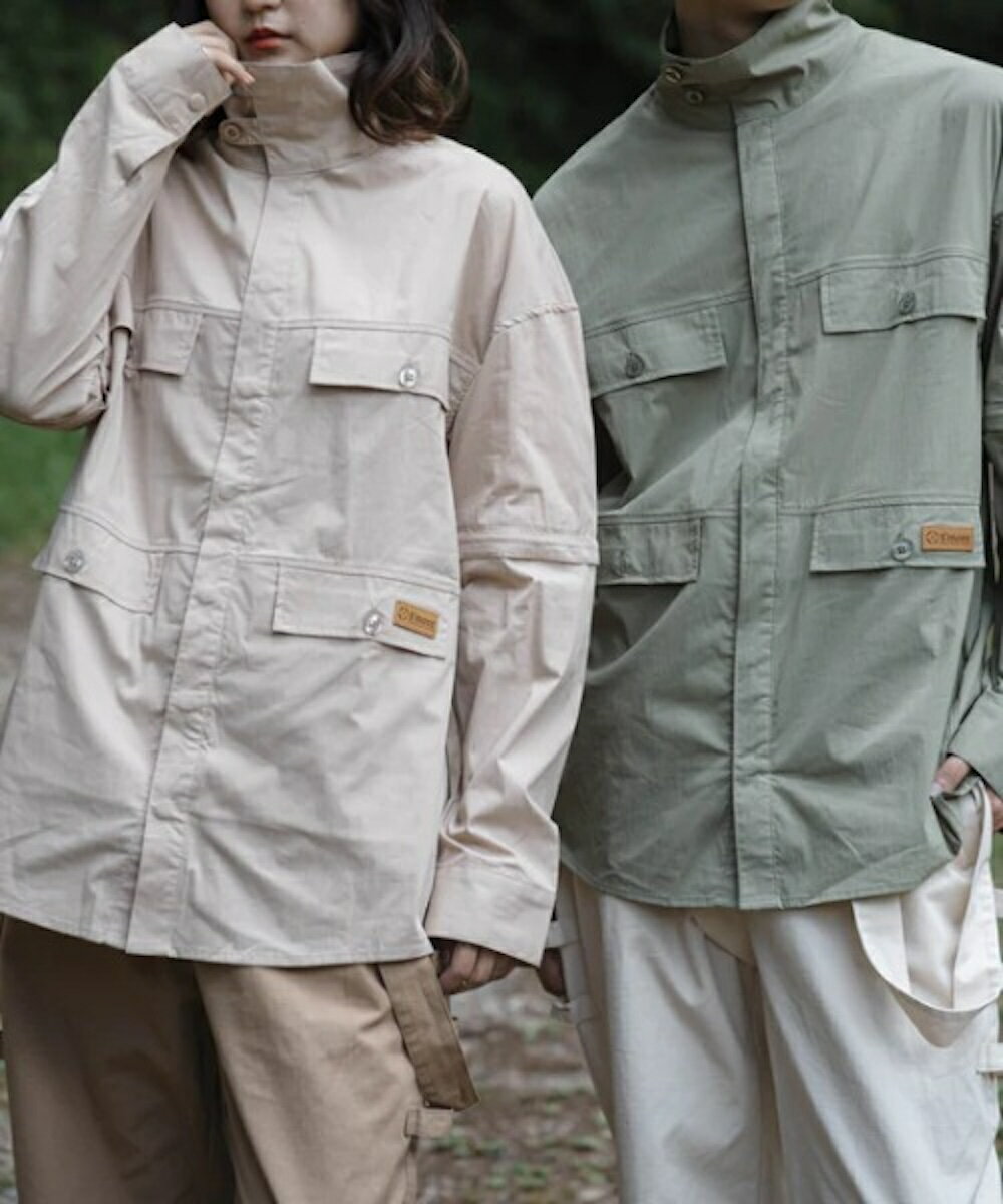 UV&COOL CONVERTIBLE SHIRTS/スモア(S'more)