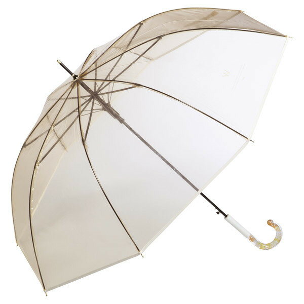 【Wpc.】［ビニール傘］アクセサリーアンブレラ 61cm 大きい ジャンプ傘 傘 レディース 長傘／Wpc.（WPC）