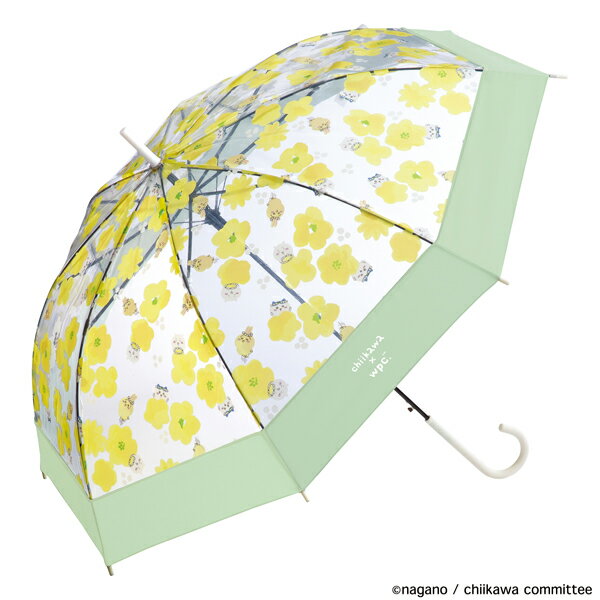 【Wpc.】ビニール傘 ちいかわ 花かんむり/ねむい 60cm 大きい ジャンプ傘 レディース 長傘／Wpc.（WPC）のサムネイル