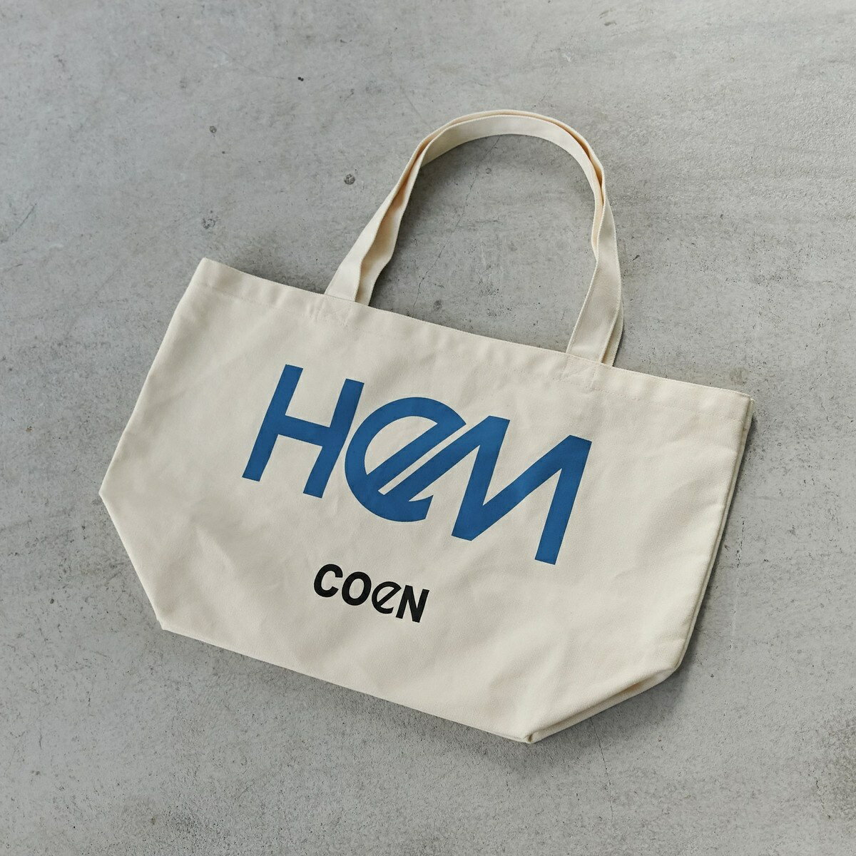 コーエン トートバッグ レディース HeM（ヘム）別注ロゴトートバッグLサイズ／コーエン（coen）