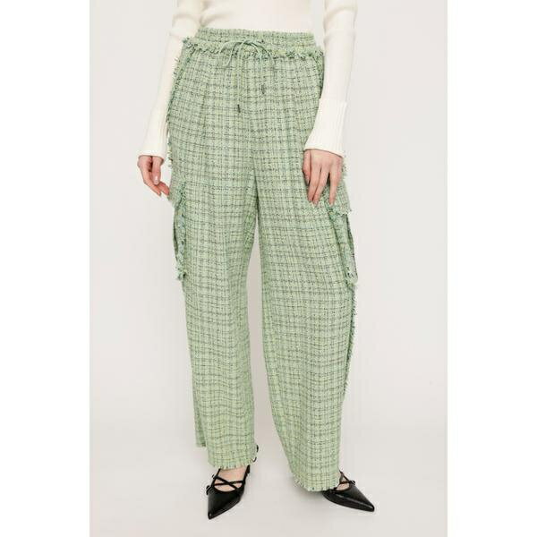 SPRING TWEED CARGO パンツ/スライ(SLY)