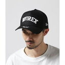 《AVIREX × NEWERA》9FORTY A-FRAME LOGO CAP ADJUSTABL/アヴィレックス(AVIREX)