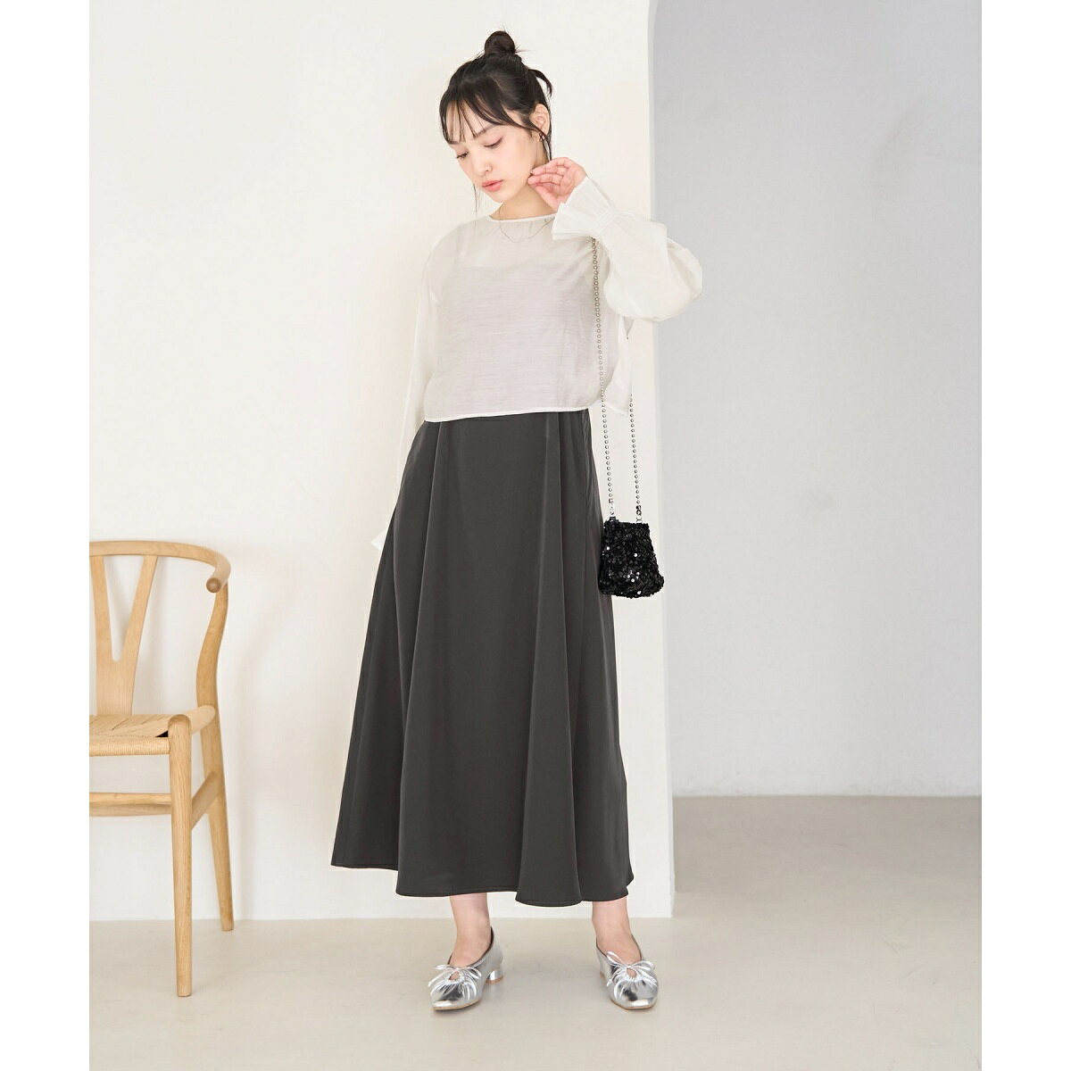シアーブラウスキャミワンピース／ロペピクニック（ROPE' PICNIC） 0101marui-12543900 丸井(マルイ)楽天市場店 サンプル画像2