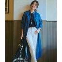 【Oggi4月号掲載/洗える】23区DENIM ライトダンガリー シャツワンピース／23区（23KU）