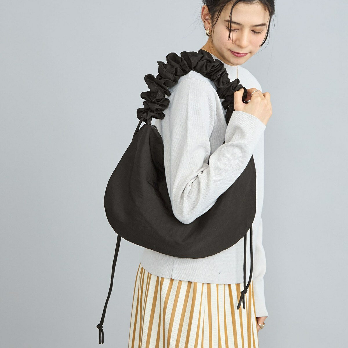 ギャザーハンドルショルダーバッグ/コーエン(coen)