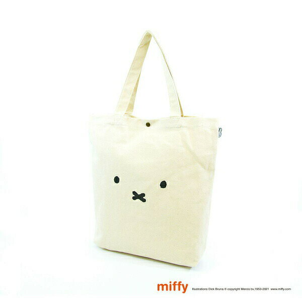 ミッフィー miffy トートバッグ フェイスナチュラル／パーフェクト・ワールド・トーキョー（Perfect World Tokyo）