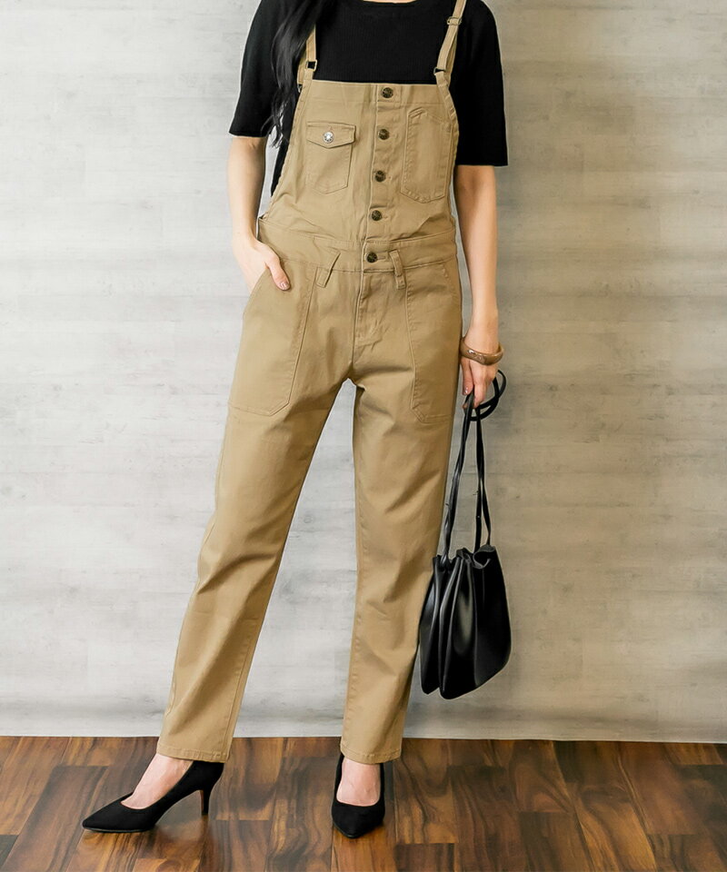 ツイルステッチサロペットパンツ ／アットワン（atONE）