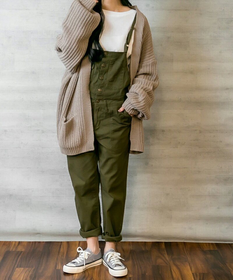 ツイルステッチサロペットパンツ ／アットワン（atONE）