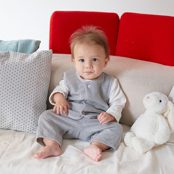 ［ベビー］ダブルフェイスベスト／ハッカキッズ＆ベビー（hakka kids ＆ baby）