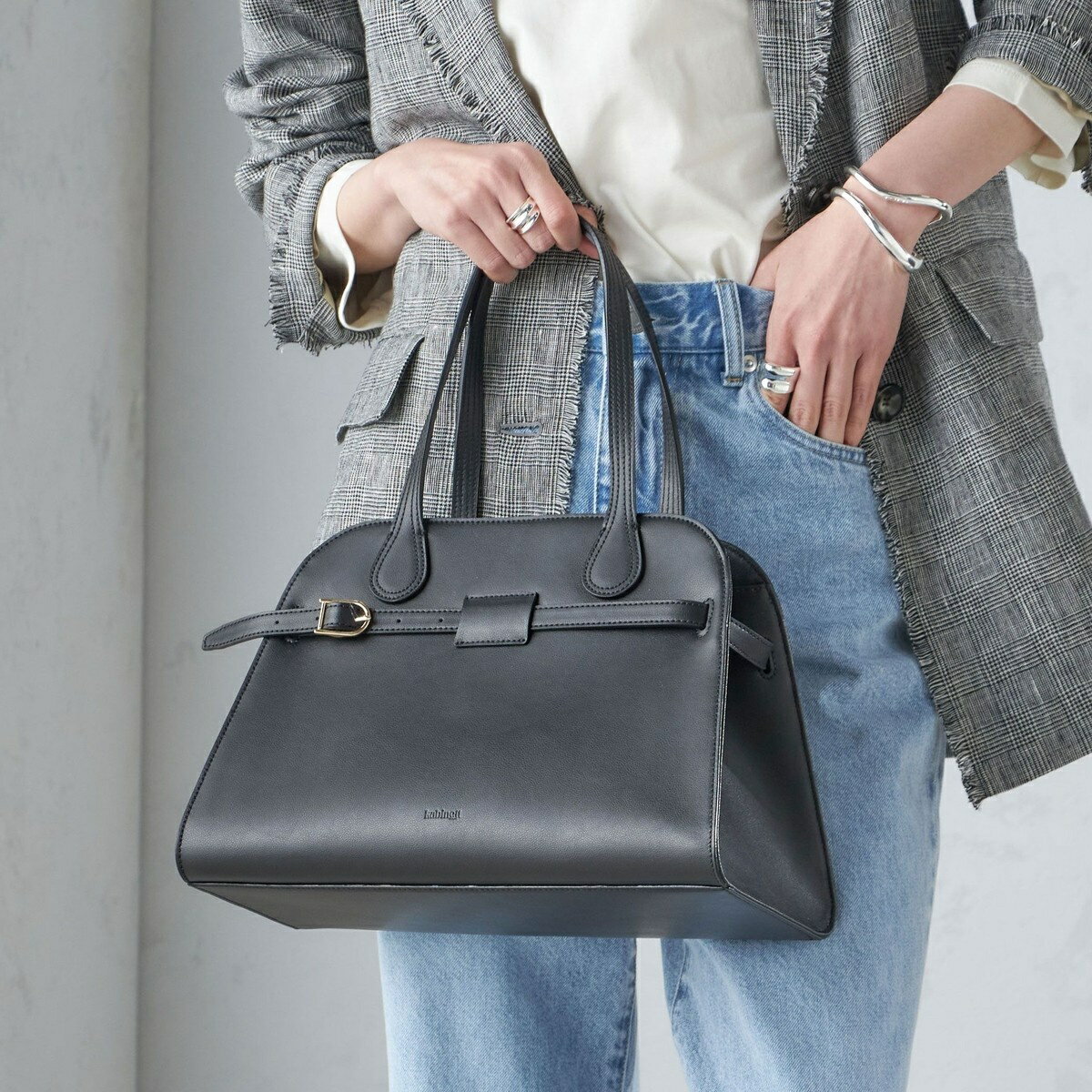 kabinett:WEEKEND BAG LEATHER ◇／シップス（SHIPS）