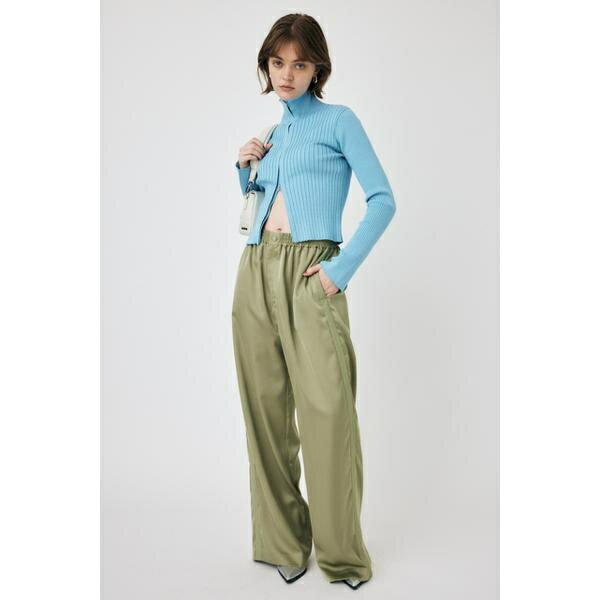 SATIN LINE パンツ／マウジー（MOUSSY）