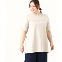 【大きいサイズ】コットンロゴTシャツ/エウルキューブ(eur3)