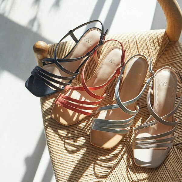 アンクルストラップサンダル／リズ・ラフィーネ（Riz raffinee）