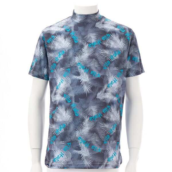 FILA　GOLF　ハンソデ　シャツ　ガラ／フィラ（FILA）