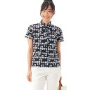 FILA GOLF ハンソデ シャツ ガラ/フィラ(FILA)