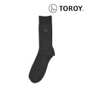 TOROY(トロイ) : リブ 両面刺繍 ソックス クルー丈 消臭(1T401)/福助(FUKUSKE)