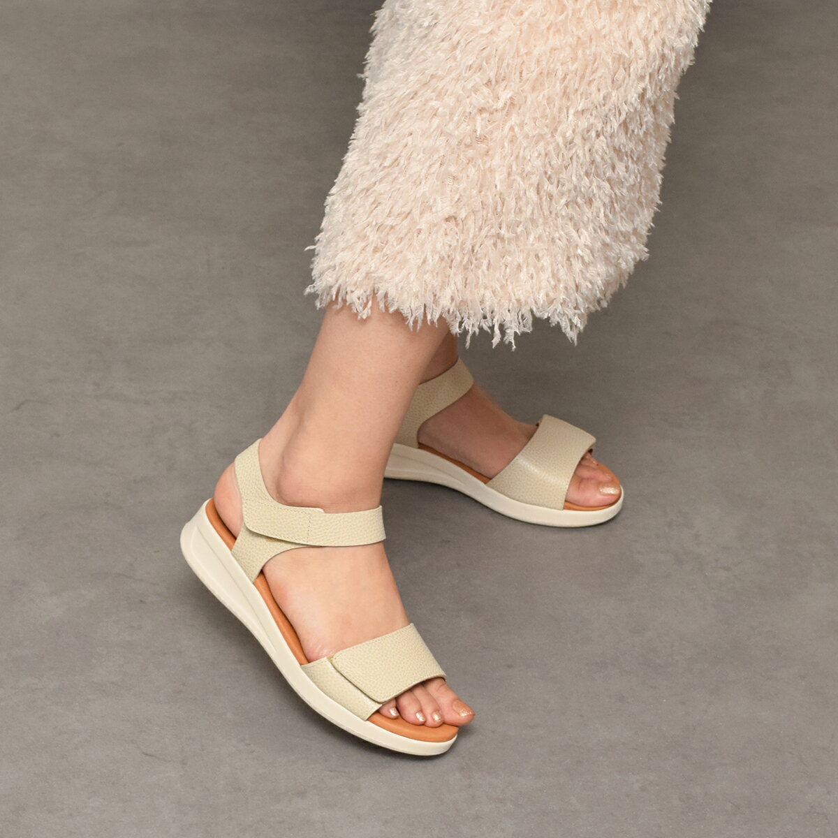 ブリジットバーキン Oh my Sandals◆3cmヒール◆ベルクロローヒールサンダル／ブリジットバーキンセレクト（Bridget Birkin Select）