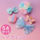 レインボーMIXヘアクリップ 5個セット/バックヤードファミリー(BACKYARD FAMILY)