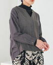 Vネックコーデュロイドッキングトップス/ブージュルード(Bou Jeloud)