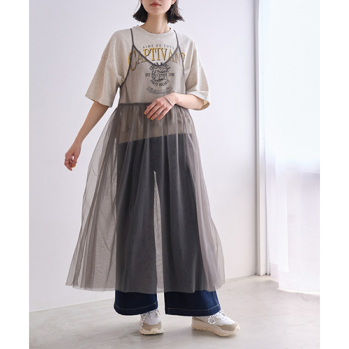 バックリボンチュールキャミワンピース／ロペピクニック アール（ROPE' PICNIC R） 0101marui-12760361 丸井(マルイ)楽天市場店 サンプル画像2