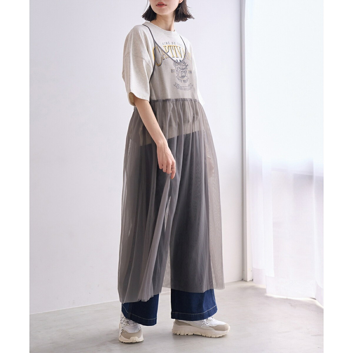 バックリボンチュールキャミワンピース／ロペピクニック アール（ROPE' PICNIC R） 0101marui-12760361 丸井(マルイ)楽天市場店 サンプル画像3