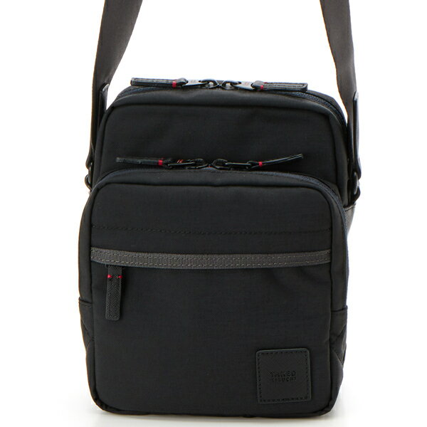 美品✨タケオキクチ ショルダー メッセンジャーバッグ ナイロン×レザー 黒 メッセンジャーショルダーバッグ（ショルダーバッグ） | tk