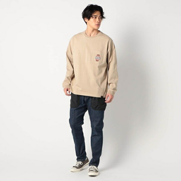 NANGA×H.A.K.U/ナンガ×ハク別注　LOW CLOTCH SKINNY2 denimパンツ／グランドパーク（Grand PARK）