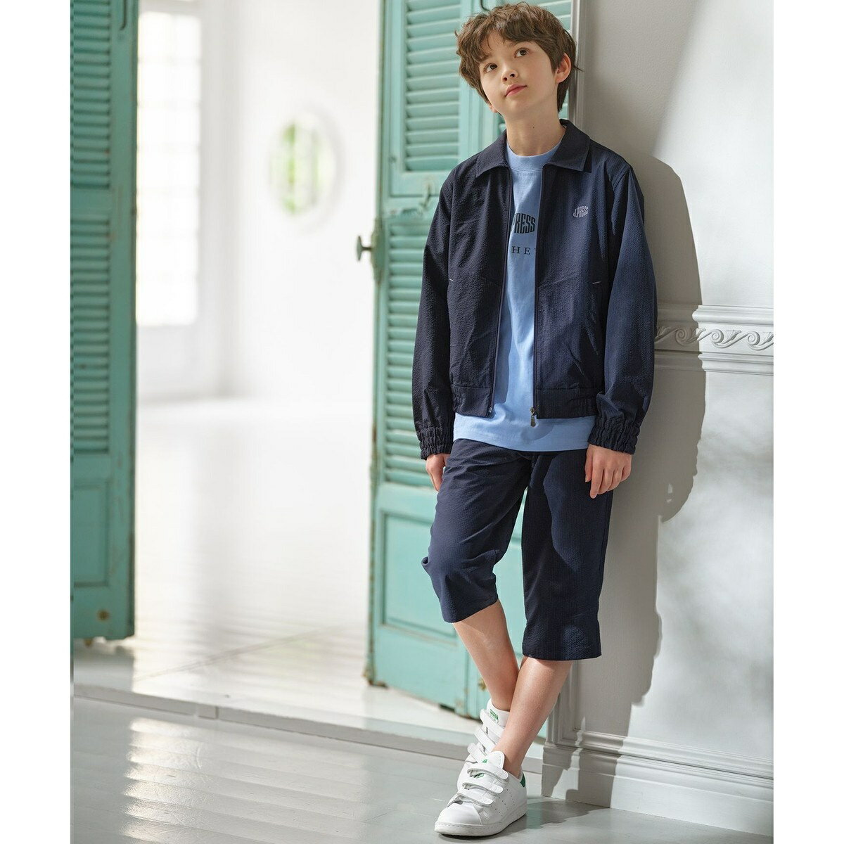 【140-170cm】ステンカラー ライトアウター／Jプレス（J.PRESS）