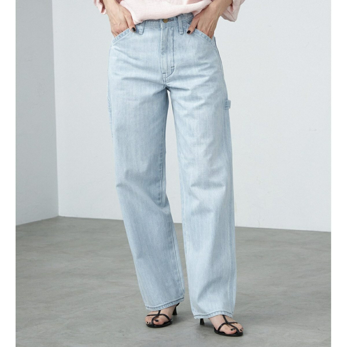 【新色】DUNGAREES ペインターワイドデニムパンツ／リー（Lee）