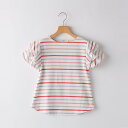 SHIPS KIDS:80~90cm / オーガニック コットン フリル スリーブ TEE/シップス(SHIPS)