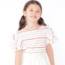 SHIPS KIDS:100~130cm / オーガニック コットン フリル スリーブ TEE/シップス(SHIPS)